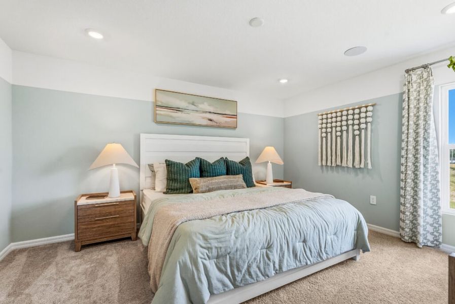 Furnished interior in a model home at Citrus Ridge in Lake Wales (Image 20).