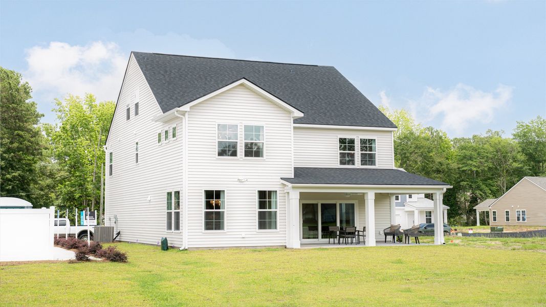 Exterior details of a home in Creekside at Andrews, Summerville (Image 3).