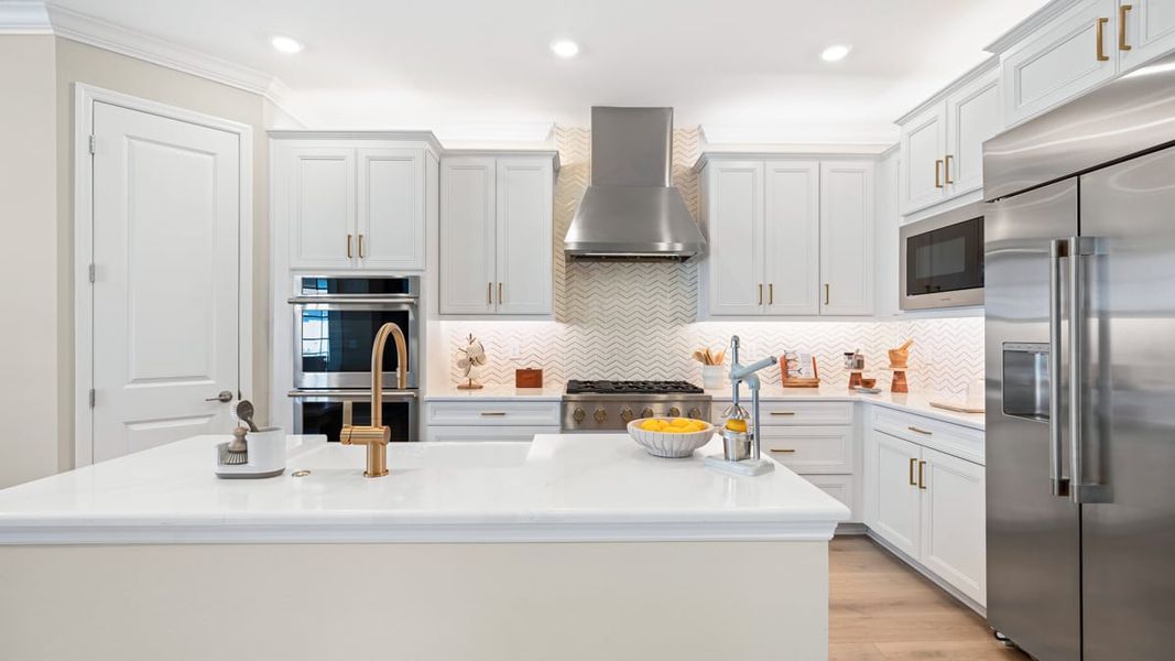 Furnished interior in a model home at Victoria Lakes in Odessa (Image 8). Furnished interior in a model home at Victoria Lakes in Odessa (Image 8).