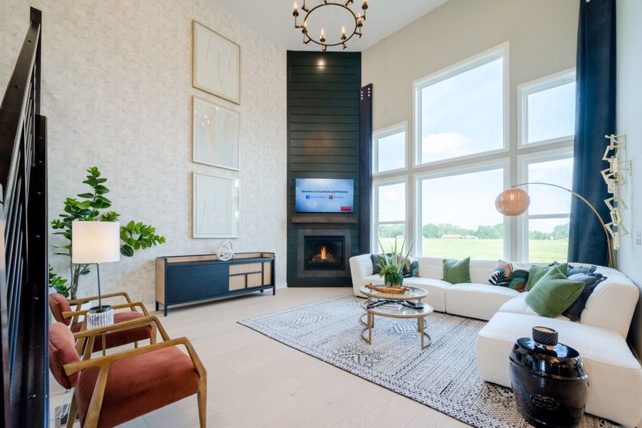 Furnished interior in a model home at Pickens Bluff in Hiram (Image 20). Furnished interior in a model home at Pickens Bluff in Hiram (Image 20).
