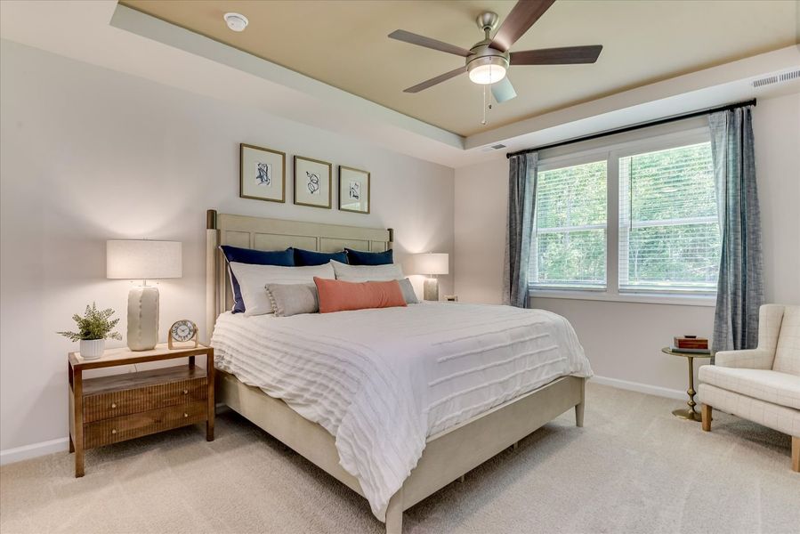 Furnished interior in a model home at Boykin Hills in Chapin (Image 6).