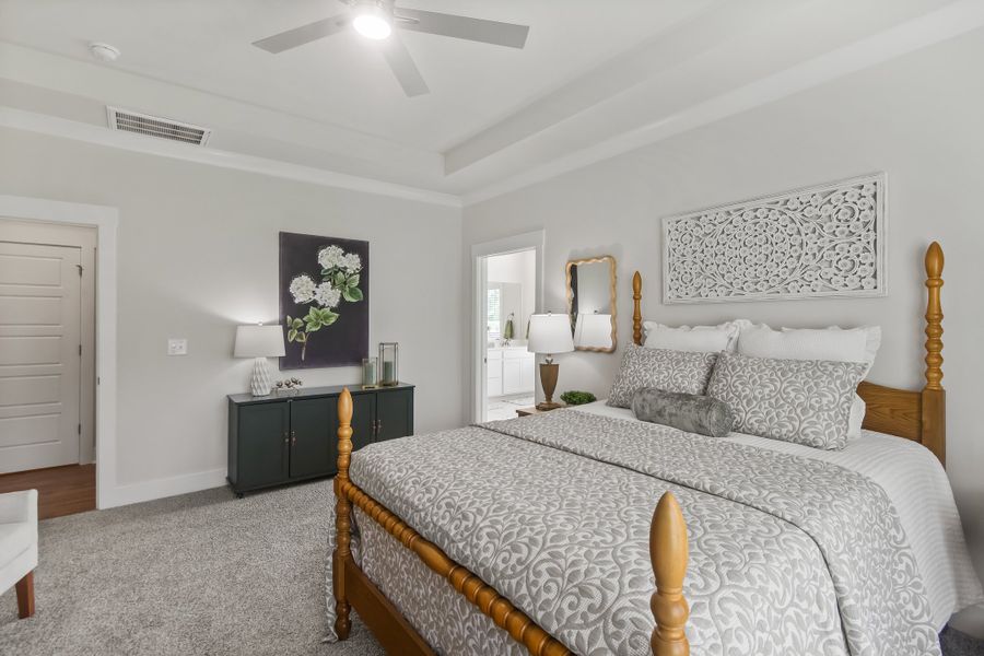 Furnished interior in a model home at Foxbank in Gray Court (Image 31). Furnished interior in a model home at Foxbank in Gray Court (Image 31).