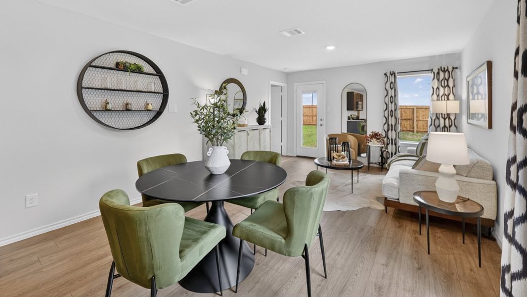 Furnished interior in a model home at The Hills of Sherman in Sherman (Image 41).