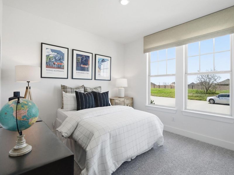 Furnished interior in a model home at Mercer Meadows in Royse City (Image 16).