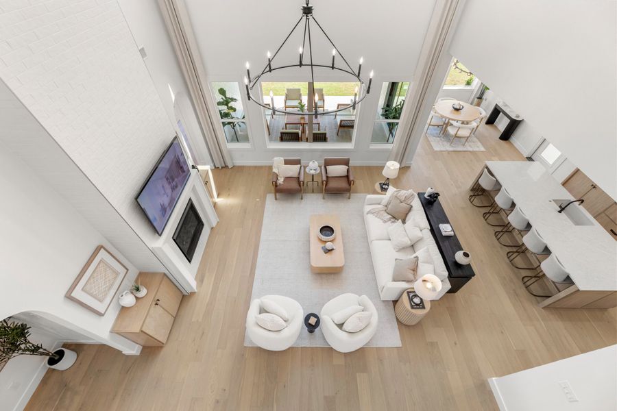 Furnished interior in a model home at Park Hills in Rockwall (Image 28). Furnished interior in a model home at Park Hills in Rockwall (Image 28).