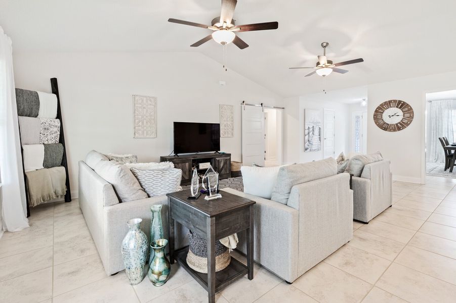 Furnished interior in a model home at Palm Coast in Palm Coast (Image 6).