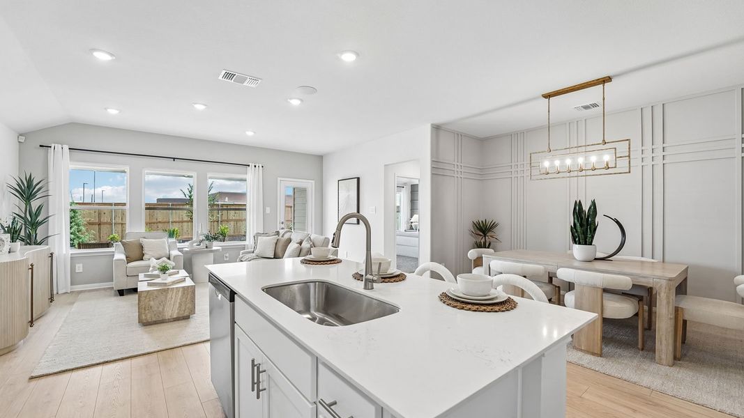 Furnished interior in a model home at Briarwood in Elgin (Image 17).