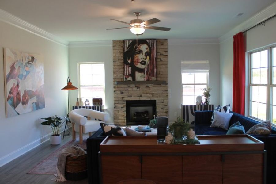 Furnished interior in a model home at Council Creek in Graham (Image 57). Furnished interior in a model home at Council Creek in Graham (Image 57).