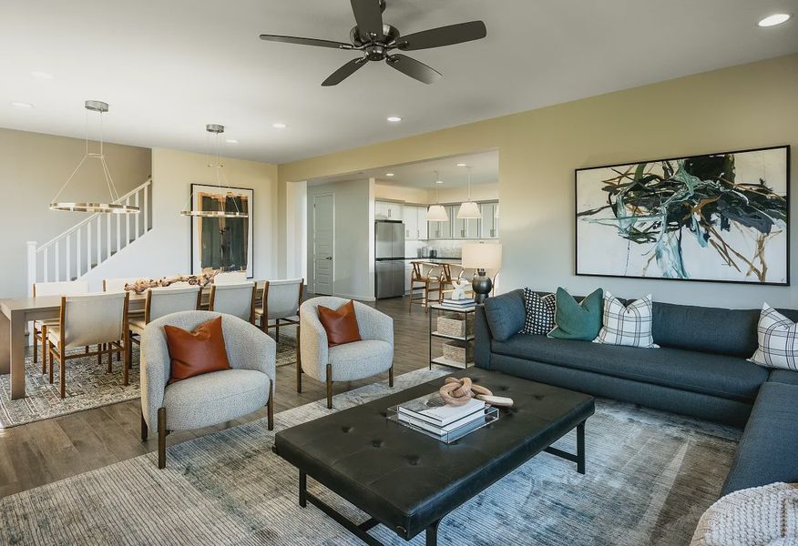 Model Home Great Room - 20 of 22 Model Home Great Room - 20 of 22