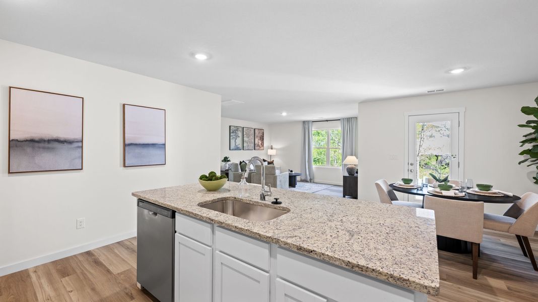 Furnished interior in a model home at Timber Creek in Rossville (Image 21).