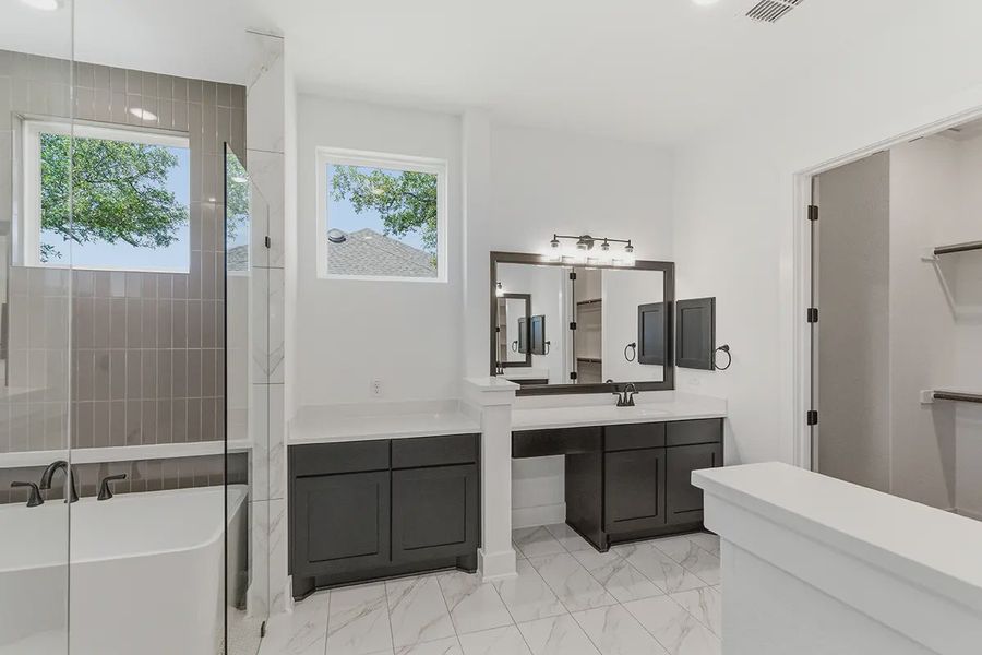 Furnished interior in a model home at Grand Lakes Estates in Montgomery (Image 17).