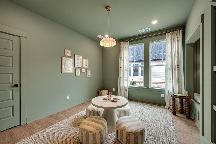 Furnished interior in a model home at Creek Pointe in Moncks Corner (Image 20).