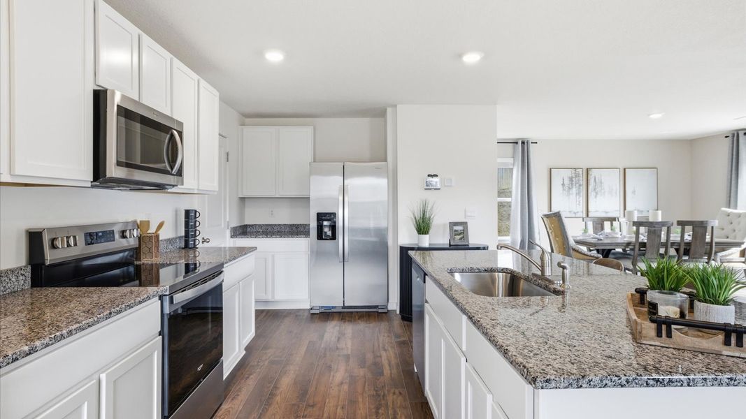 Furnished interior in a model home at Belhaven in Knoxville (Image 15).