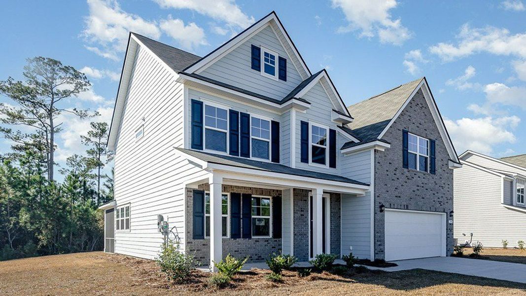 Front exterior of a home in the Auberon Woods community, located in Conway, SC (Image 9).