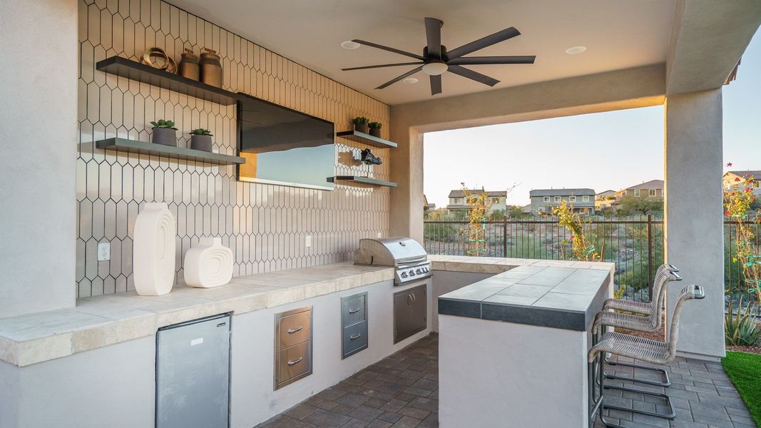 Furnished interior in a model home at The Foothills at Arroyo Norte in New River (Image 21). Furnished interior in a model home at The Foothills at Arroyo Norte in New River (Image 21).