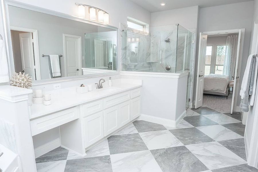 Furnished interior in a model home at Broadmoor Estates in Ovilla (Image 15).