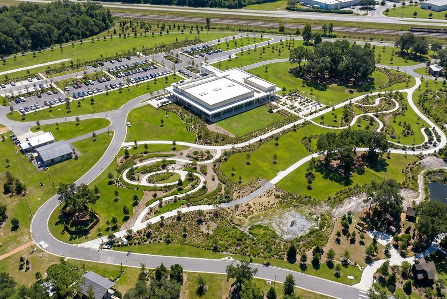 Lakeland Bonnet Springs Park Aerial Lakeland Bonnet Springs Park Aerial