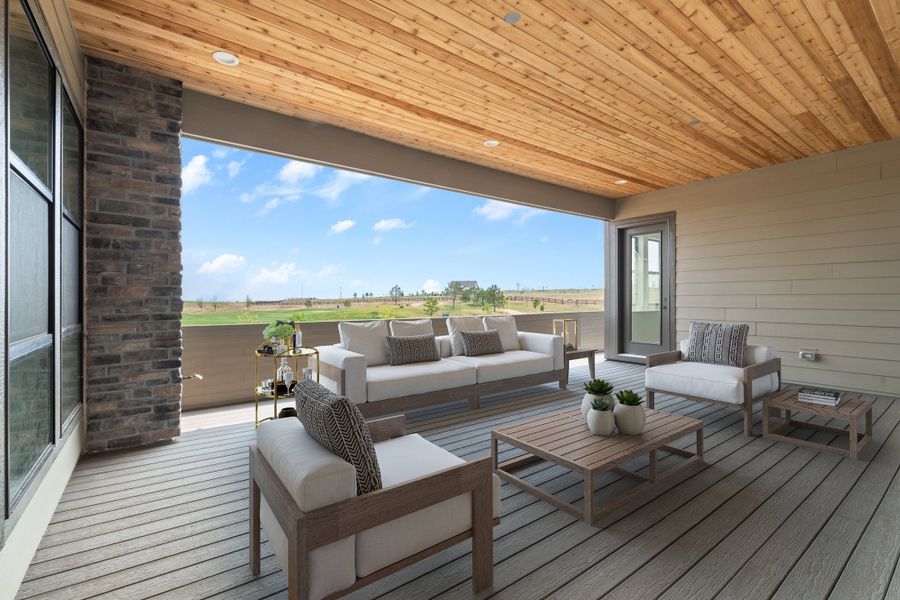 Exterior details of a home in The Fairways at RainDance, Windsor (Image 20).