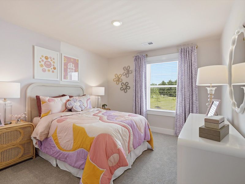 Furnished interior in a model home at Crossing at Abner Creek in Greer (Image 15).