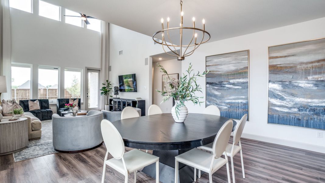 Furnished interior in a model home at Watson Branch in Mansfield (Image 26).