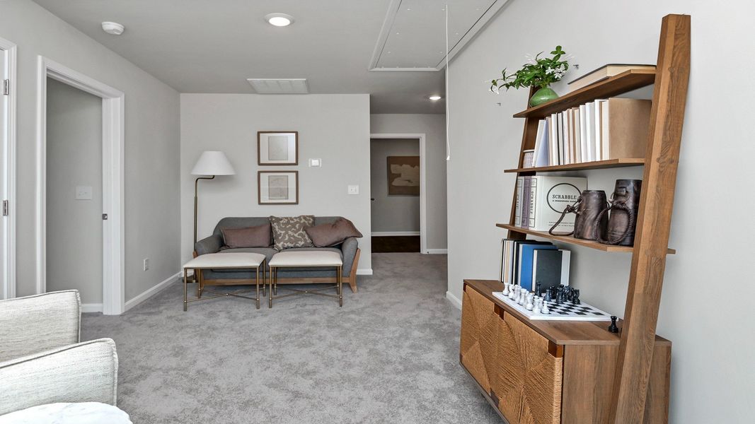 Furnished interior in a model home at Ferry Grove in Lexington (Image 31).