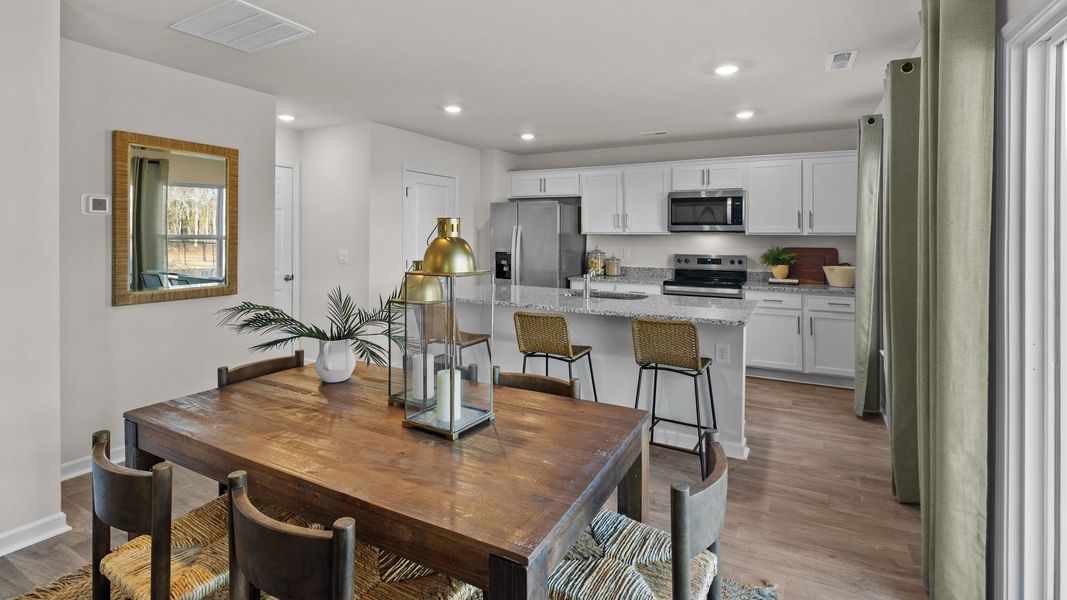 Furnished interior in a model home at Blair Ridge in La Grange (Image 19).