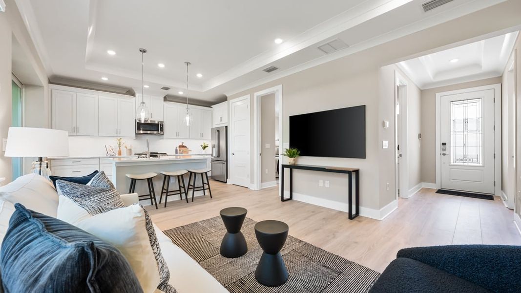 Furnished interior in a model home at Esplanade at Azario Lakewood Ranch in Lakewood Ranch (Image 9).