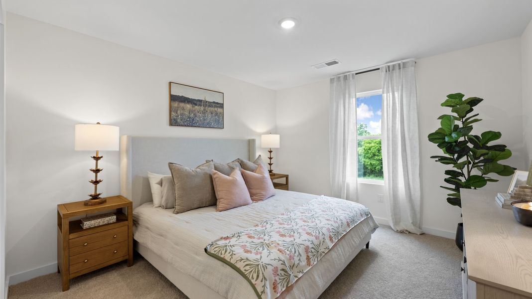 Furnished interior in a model home at Owensby Farms Townhomes in Dayton (Image 21).