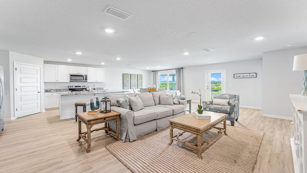 Furnished interior in a model home at Morningside in Panama City (Image 6).