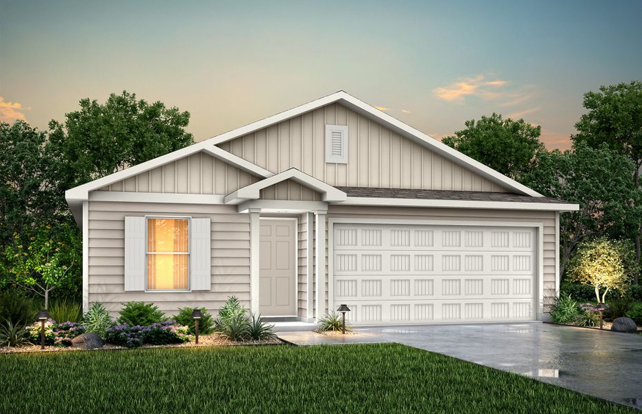 Front exterior of a home in the Cedar Creek on Maple community, located in Abilene, TX (Image 8).
