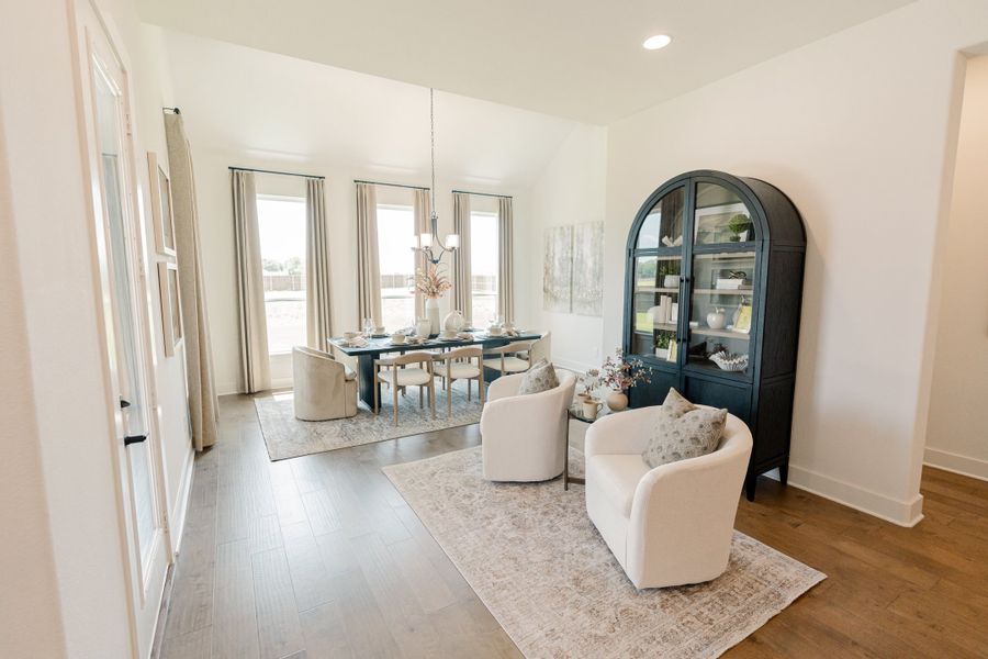 Furnished interior in a model home at Hartson Estates in Midlothian (Image 7). Furnished interior in a model home at Hartson Estates in Midlothian (Image 7).