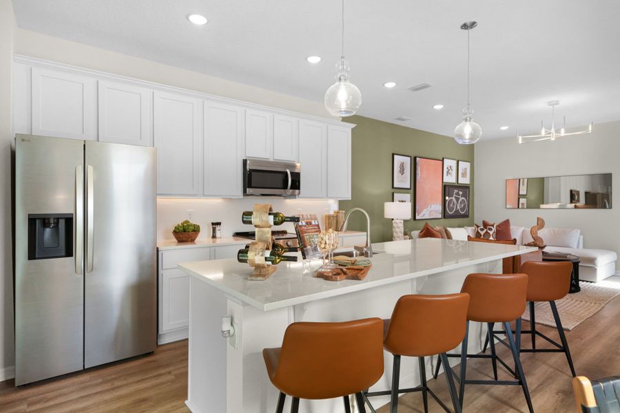 Furnished interior in a model home at Shenandoah Reserve in Orlando (Image 5).