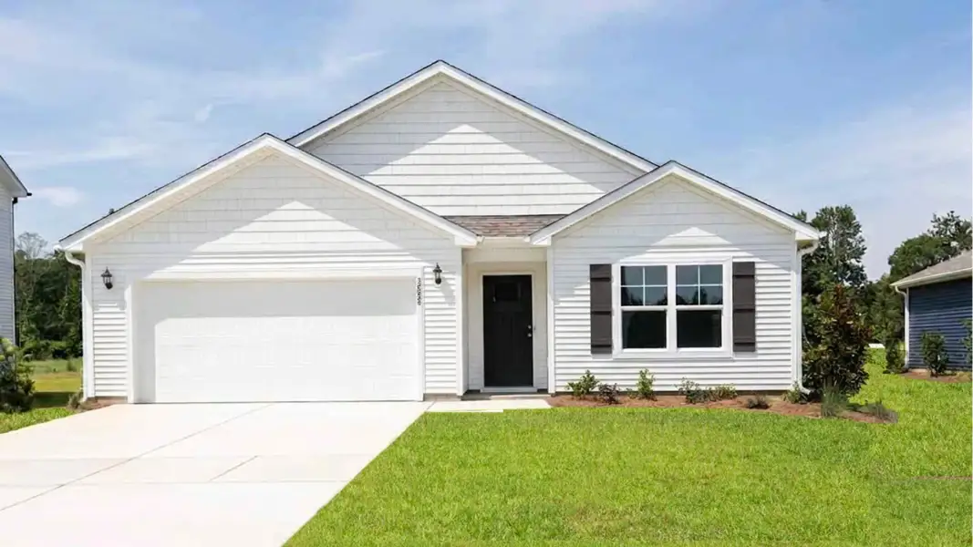 Front exterior of a home in the Caspian Ridge community, located in Richlands, NC (Image 3).