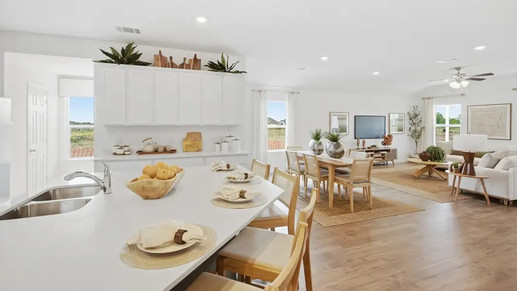 Furnished interior in a model home at Wildwood Estates in Nolanville (Image 7).