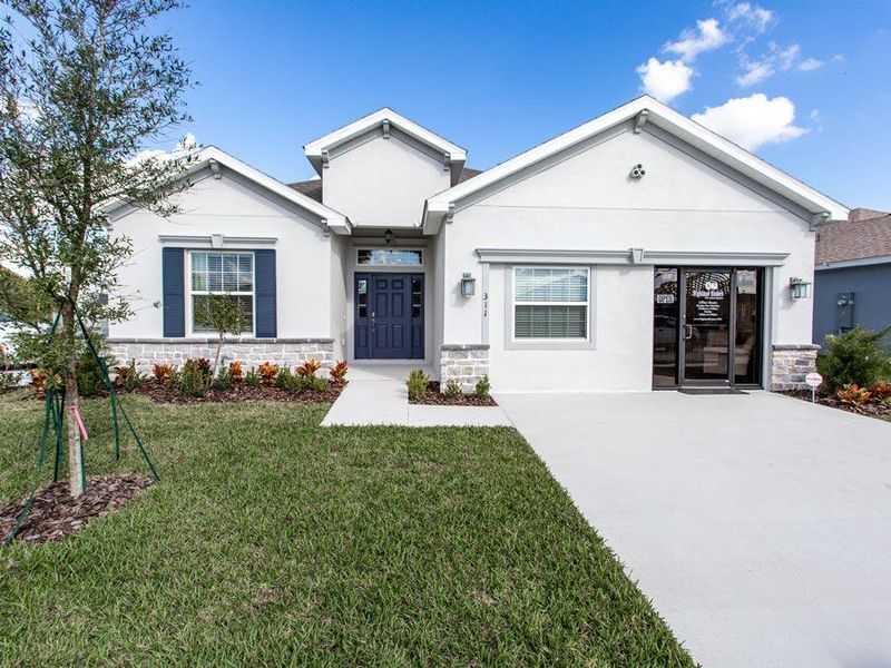 Welcome to the Shelby model home at Astonia in Davenport.