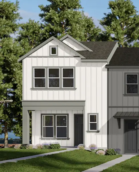 Front exterior of a home in the Parc Terrace at West Highlands community, located in Atlanta, GA (Image 3).