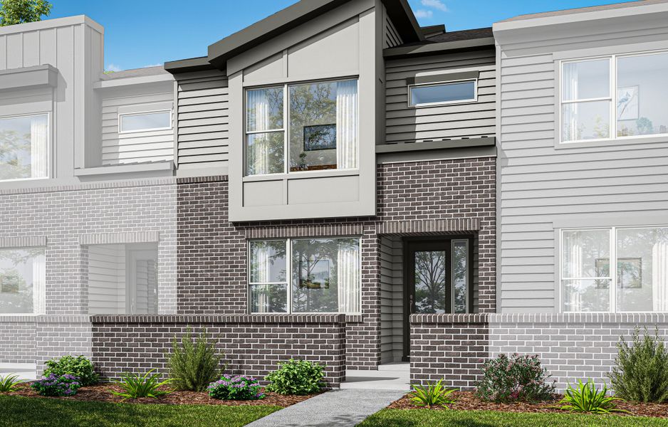 Exterior details of a home in The Townes at NoVi, Pittsboro (Image 4). Exterior details of a home in The Townes at NoVi, Pittsboro (Image 4).