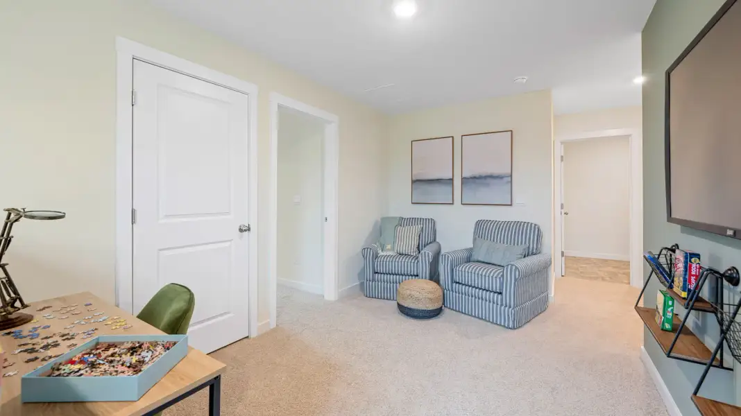 Furnished interior in a model home at Lillie Acres in Chattanooga (Image 19).