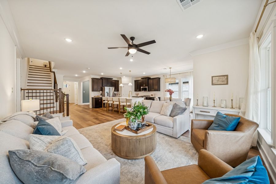 Two Step Farm - DSLD Homes - Montgomery, TX - Gemella II G - Living Room