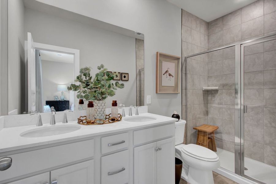 Clean, modern lines and quality finishes throughout every bath