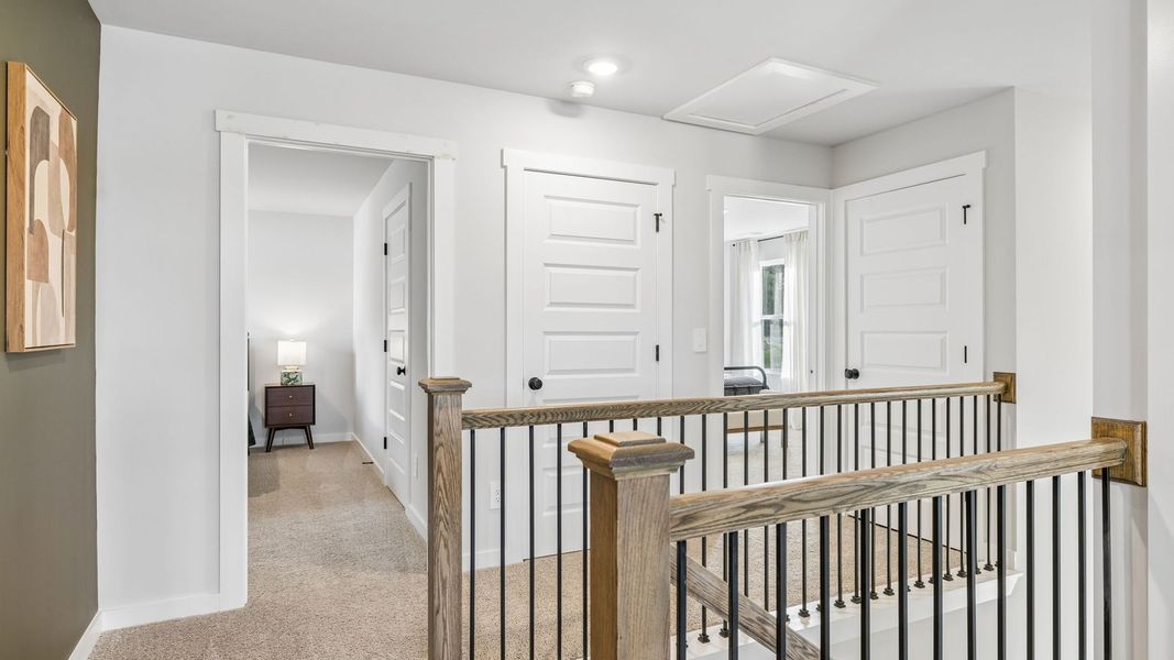 Furnished interior in a model home at Reserve at Hickory Ridge in Columbia (Image 100).