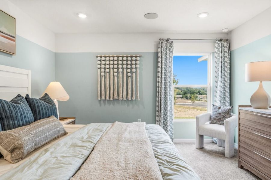Furnished interior in a model home at Citrus Ridge in Lake Wales (Image 21).