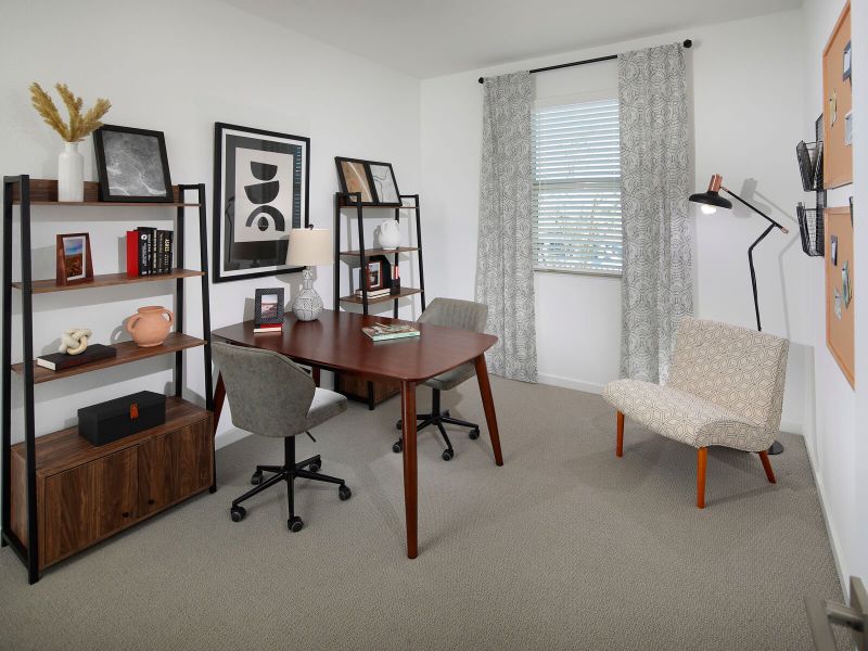 Office in the Jubilee Floorplan modeled at Camino Crossing