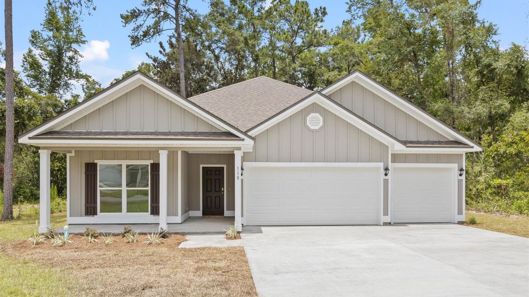 Front exterior of a home in the The Retreat at Wakulla community, located in Crawfordville, FL (Image 2). Front exterior of a home in the The Retreat at Wakulla community, located in Crawfordville, FL (Image 2).