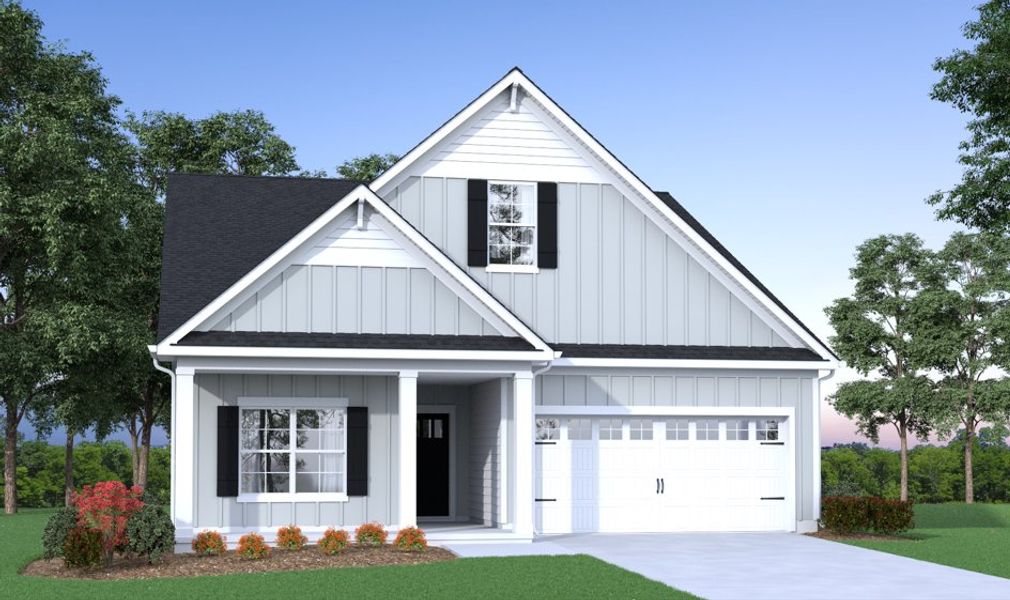 Front exterior of a home in the Nightingale Hills community, located in Lexington, SC (Image 6).