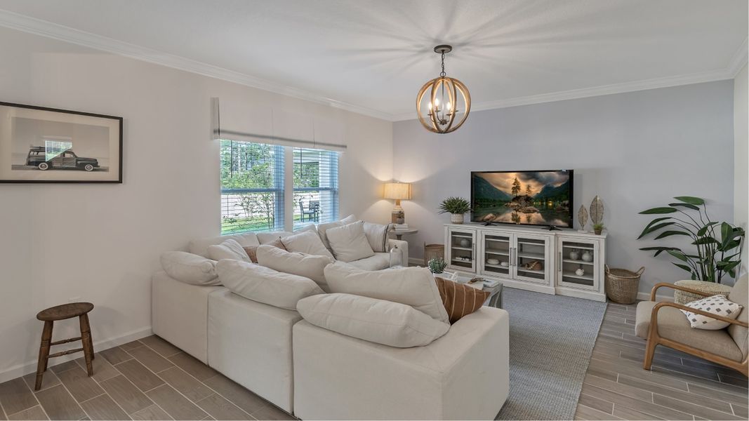 Furnished interior in a model home at Freedom Crossings Preserve: Phase One in Ocala (Image 7).