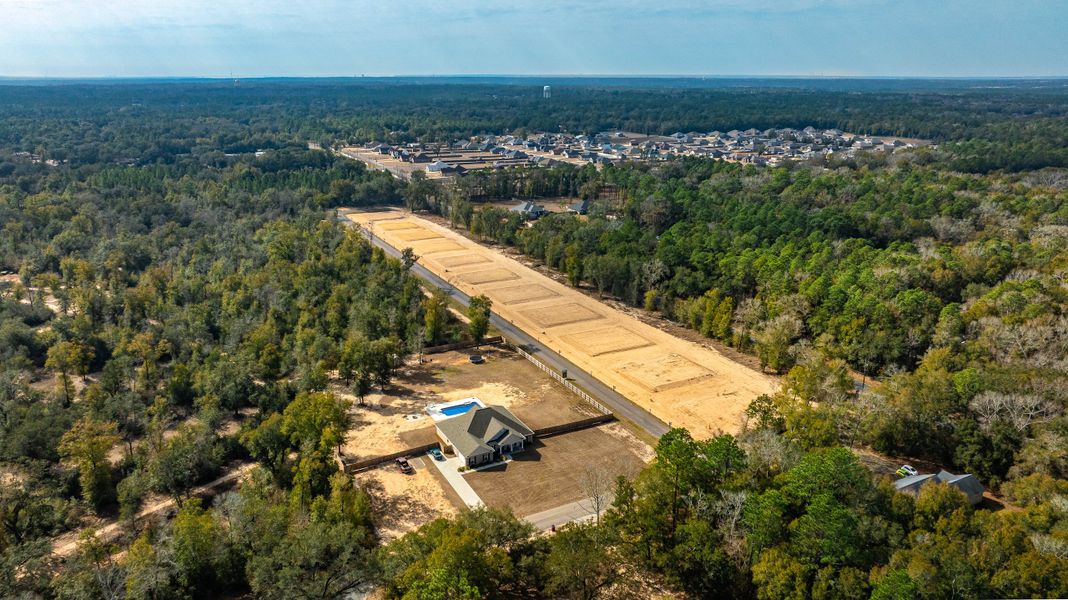 Site preparation and early development at Prosperity Point in Milton, FL (Image 5). Site preparation and early development at Prosperity Point in Milton, FL (Image 5).