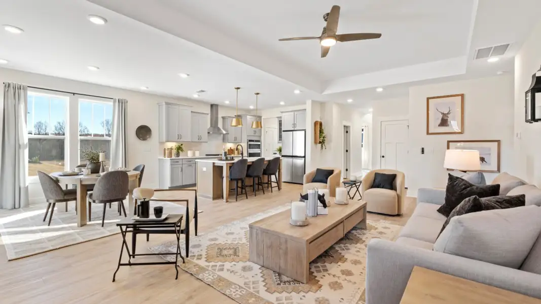 Furnished interior in a model home at Alexander Place in Taylors (Image 14).