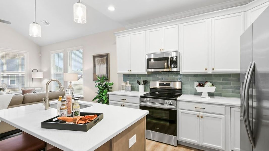 Furnished interior in a model home at Ravencrest in Roebuck (Image 18).