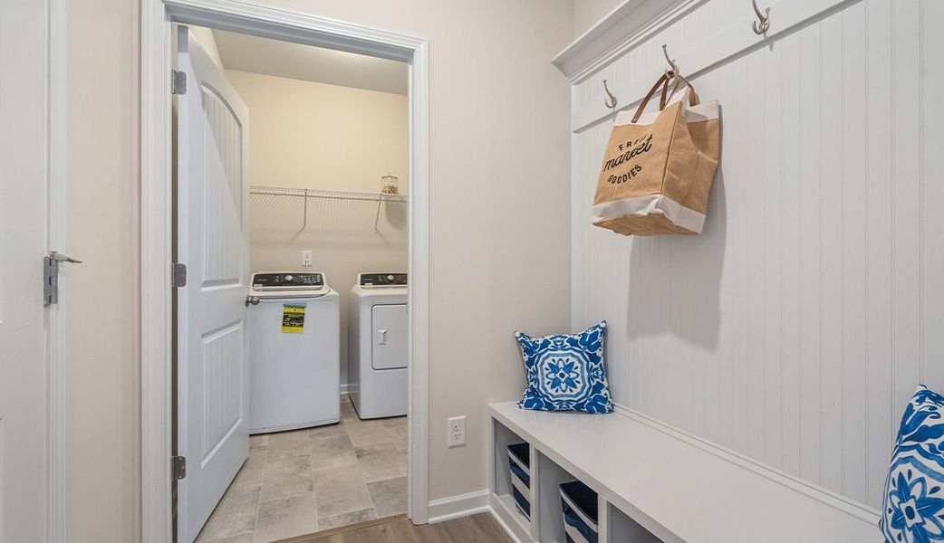 The Pearson - Mudroom with Optional Boot Bench